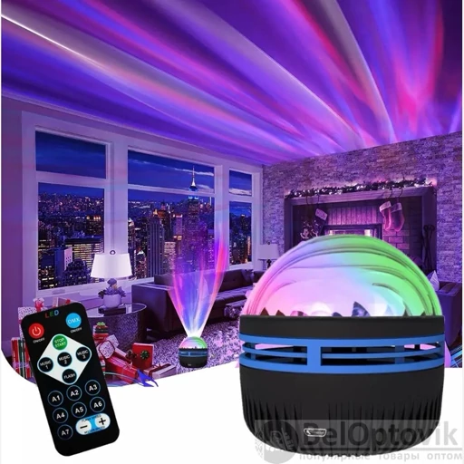 چراغ رقص نور LED Q6 Magic Ball ریموت کنترل