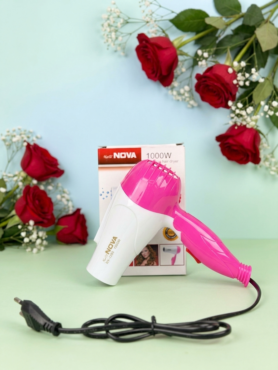 سشوار مسافرتی نوا اورجینال NV-1290 | سشوار تاشو کمحجم مناسب سفر و باشگاه