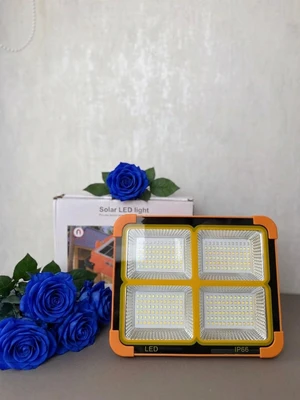 چراغ خورشیدی 288 LED سنسوردار | روشنایی قوی بدون برق شهری